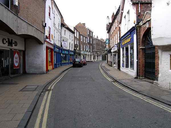 Looking towards the Church Street and St Sampson's Square.