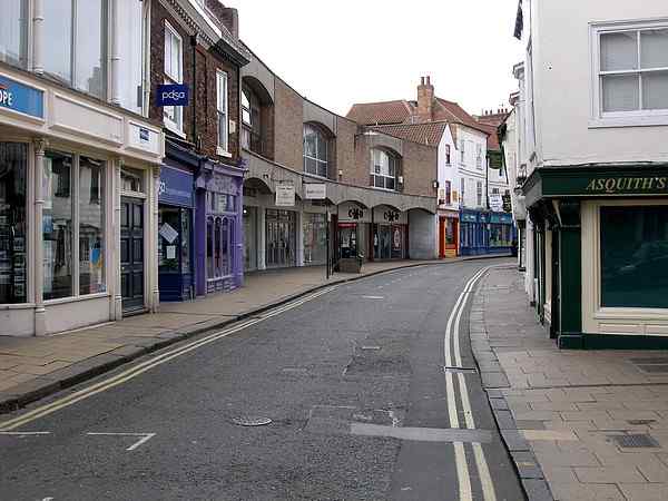 Looking towards the Church Street and St Sampson's Square.