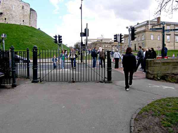  Looking towards Tower Street and Clifford's Tower.