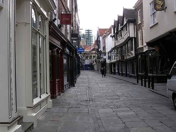  Looking towards Petergate and the Minster.