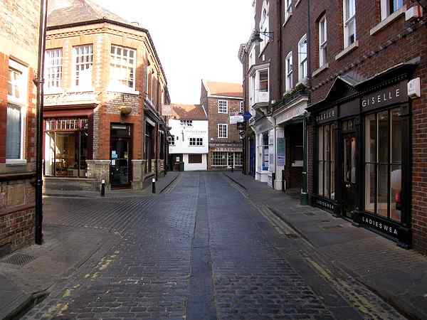 Looking towards Stonegate and High Petergate.