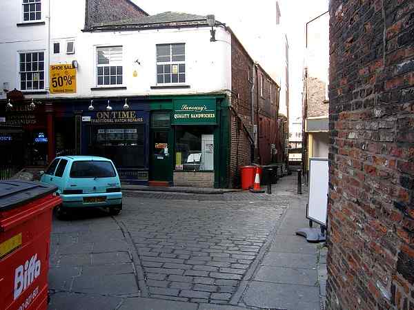 Looking south west towards the river.