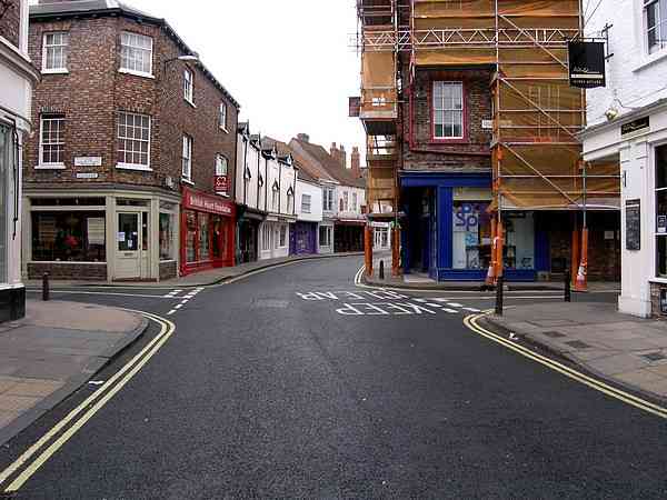 Looking towards Deangate and St Sampson's Square.