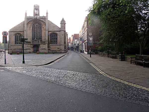 Looking towards Low Petergate and King's Square.