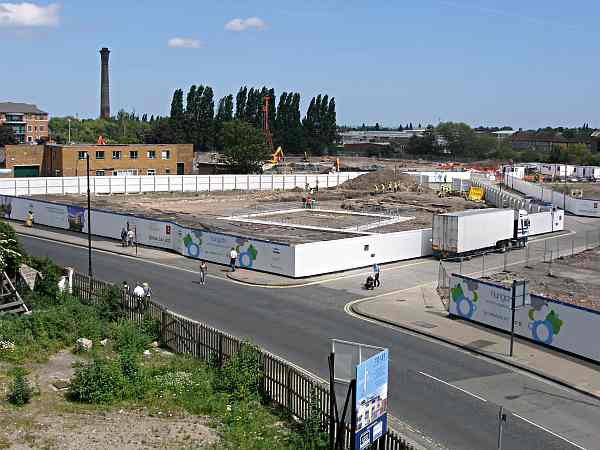 Looking over the development of Hungate mid 2007.