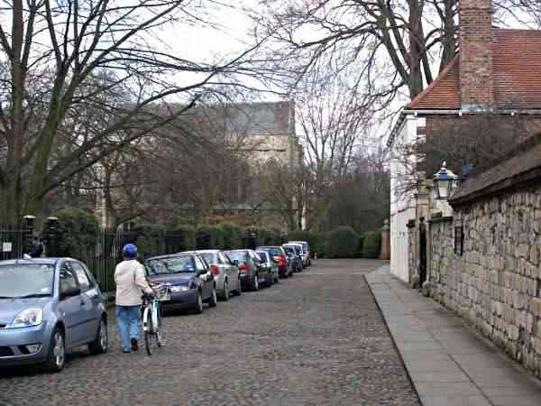 Looking towards the Deanery.