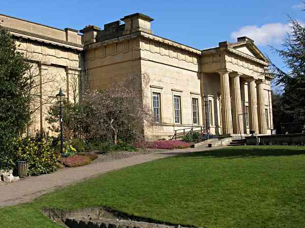 Looking at the Yorkshire Museum.