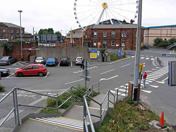 Looking towards the National Railway Museum.