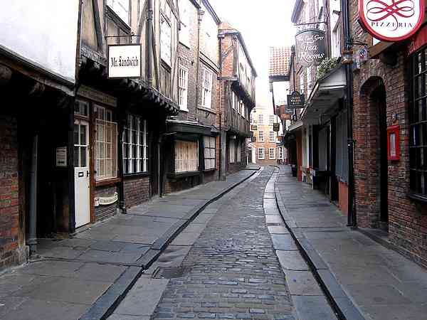 Looking north west towards King's Square.