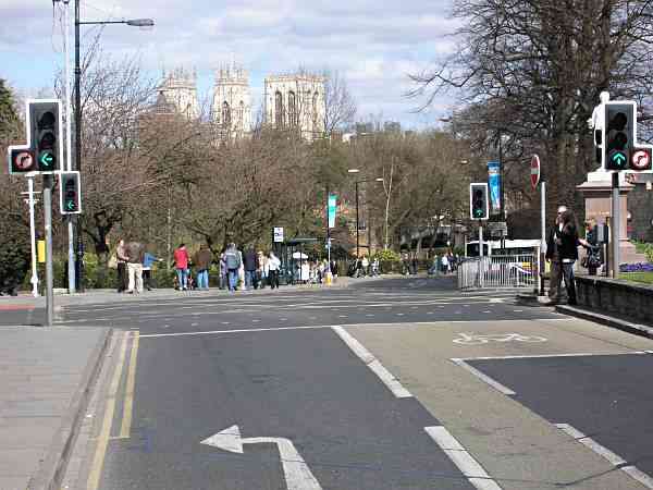 Heading towards the City.