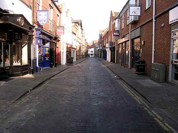 Looking towards Stonegate and High Petergate.