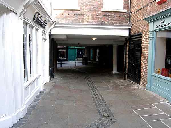 Looking towards the Grape Lane end.