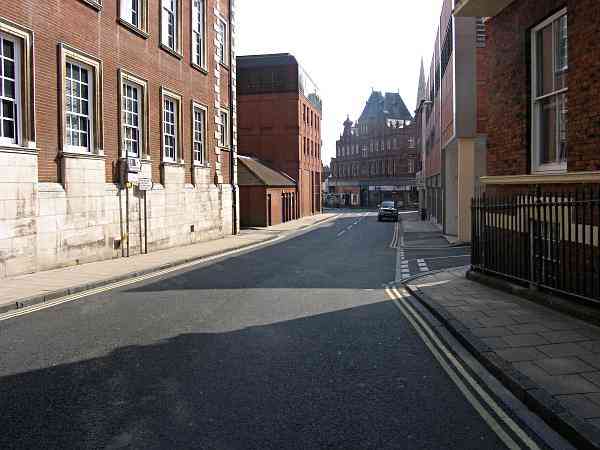 Looking towards Rougier Street and the river.