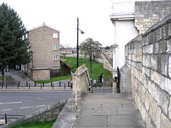 Looking towards Walmgate Bar.