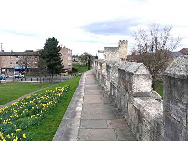 Looking towards Walmgate Bar.