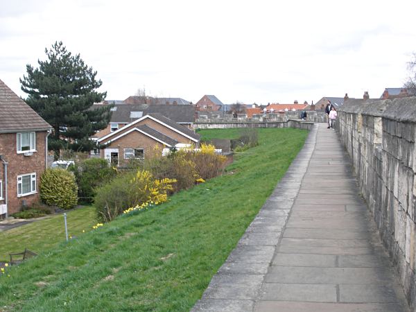 Looking towards Walmgate Bar.